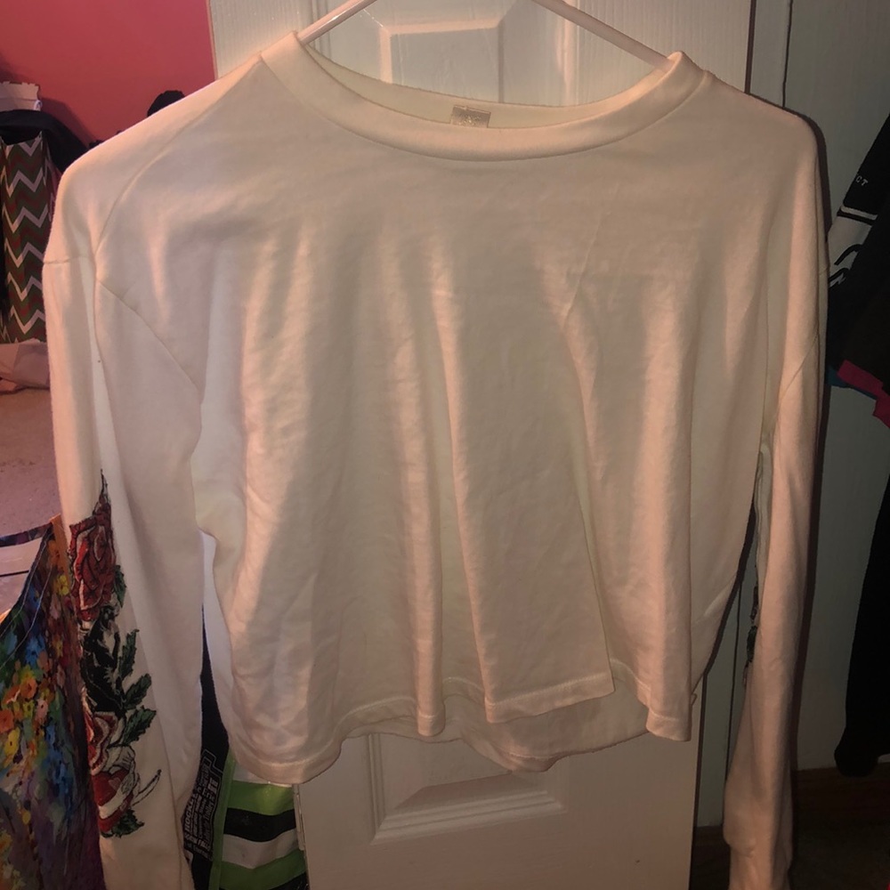 Long sleeve crop top